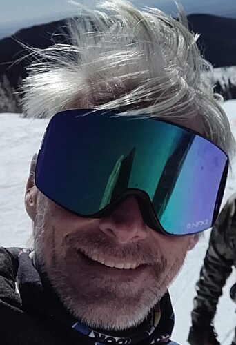 Charlie Bradley, founder of Pirate Bootfitting, on the mountain